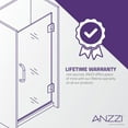 thumbnail image 6 of Anzzi Sd-Az056-01 Castle 72" High X 49" Wide Hinged Semi Frameless Shower Door - Brushed, 6 of 14