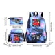 thumbnail image 2 of Conjunto de tres piezas de mochilas escolares para estudiantes masculinos y femeninos, estuche para lápices del Campus, bolsas de lona, mochila de gran capacidad, 2 of 3