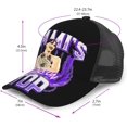 thumbnail image 2 of Rhea and Ripley Baseball Cap Mesh Trucker Hats Adjustable Hat Hip Hop Snapback Cap Unisex Dad Hat Black, 2 of 7
