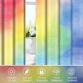 thumbnail image 4 of 2 Panels Rainbow Blackout Curtain for Bedroom, Colorful Grommet Curtain for Living Room,52x96 Inch, 4 of 6