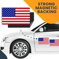 thumbnail image 7 of Magnet Me Up American Flag Vinyl Automotive Magnet Decal, 5x8 In, 2 PK, Red White, and Blue, 7 of 7