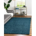thumbnail image 3 of Rugs.com Comfort Solid Shag Collection Rug – 6' x 9' Sapphire Blue Shag Rug Perfect For Bedrooms, Dining Rooms, Living Rooms, 3 of 9