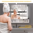 thumbnail image 4 of Modern 39x28 inches bathroom cabinets, medicine cabinets with mirrors and LED lights, bathroom storage cabinet with multilevel storage compartments, 4 of 7