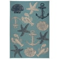 thumbnail image 2 of Capitola GAD Ashore Blue and Grey Transitional Indoor/Outdoor Area Rug - 5'3 x 7'7 - 5'3" X 7'7", 2 of 5