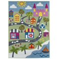 thumbnail image 1 of LR Resources WHIMS81281GBE5070 Whimsical Fairytale Indoor Rectangle Area Rug - Green & Blue, 1 of 5