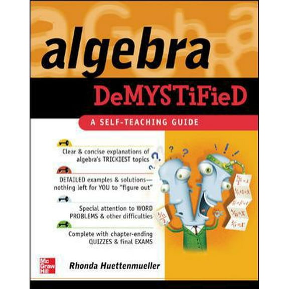 Pre-Owned Algebra Demystified : A Self Teaching Guide (Demystified) (Paperback) 0071389938 9780071389938