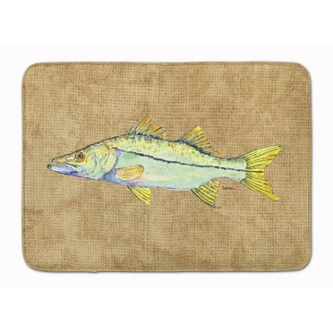 Carolines Treasures 8819RUG Snook Machine Washable Memory Foam Mat