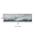 thumbnail image 5 of 20 x 71 Framed Handpainted Wall Art, Landscape Abstract Design, Soft Gray, 5 of 5