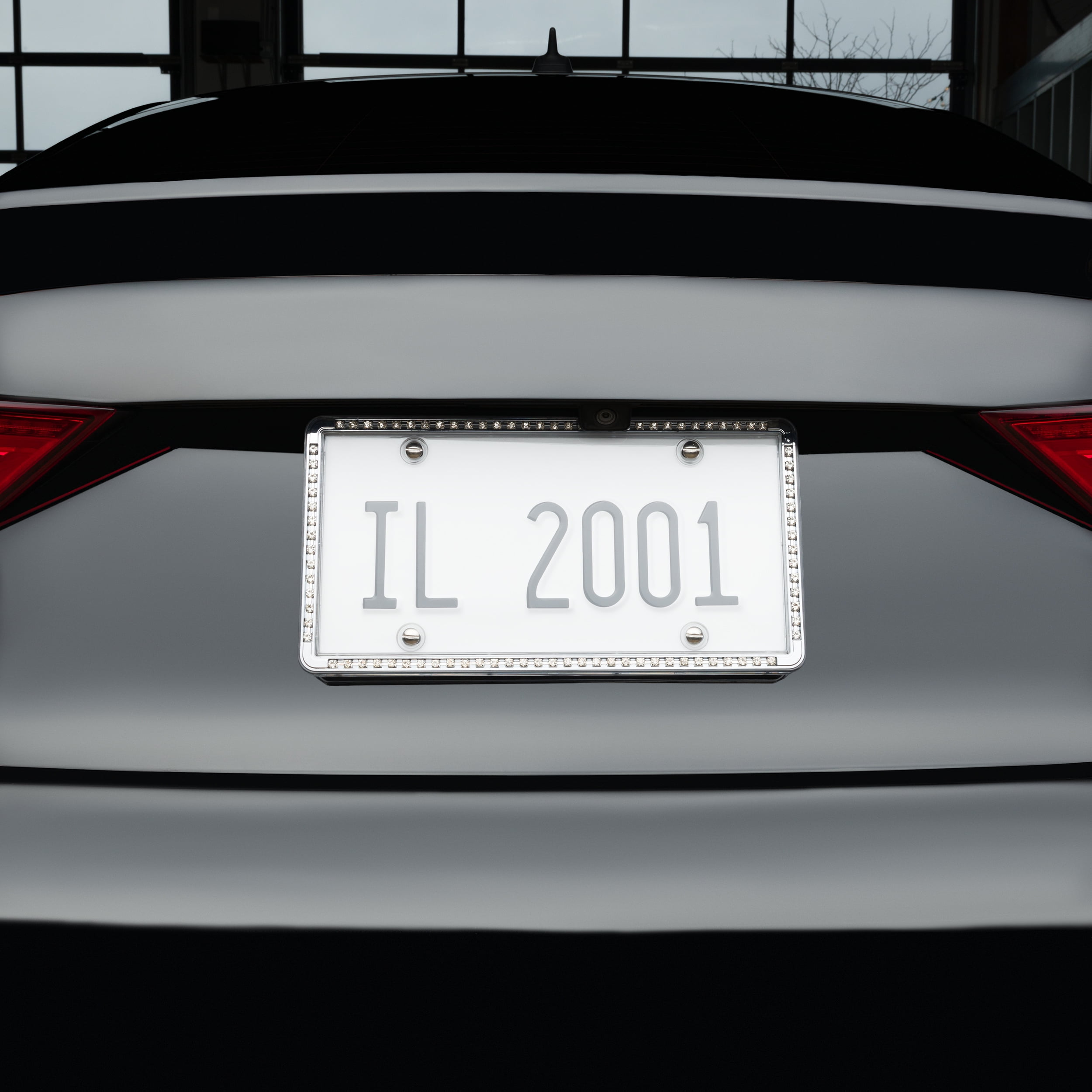 Auto Drive Chrome Bling Clear License Plate Shield, 92907W