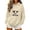 (Fashion 31)Beige, variant on Women's Cute Cow Graphic Hoodies Sweatshirts Long Sleeve Pullover Tops with Drawstring Pockets Fall Loose Comfy Hoodied Tops