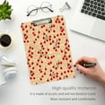thumbnail image 5 of ALAZA Plastic Clipboard A4 Letter Size Decorative Clipboards for Students Women Men 9" x 12.5" Cherry Wave Pattern, 5 of 6