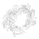 thumbnail image 1 of KAKOWELY 1 pieza decorativa de mimbre artificial de sauce para bodas y fiestas (blanco), 1 of 5