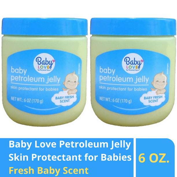 Baby Love Personal Care Petroleum Baby Jelly Fresh Scent 6 oz., (2 Pack