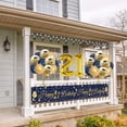 thumbnail image 4 of YANSION 21st Birthday Decorations for Men, 21st Birthday Party Kit with Navy Blue Gold Happy 21st Birthday Banner, Navy Blue Gold Confetti Balloons Number 21 Balloon Triangle Flag Banner, 4 of 7