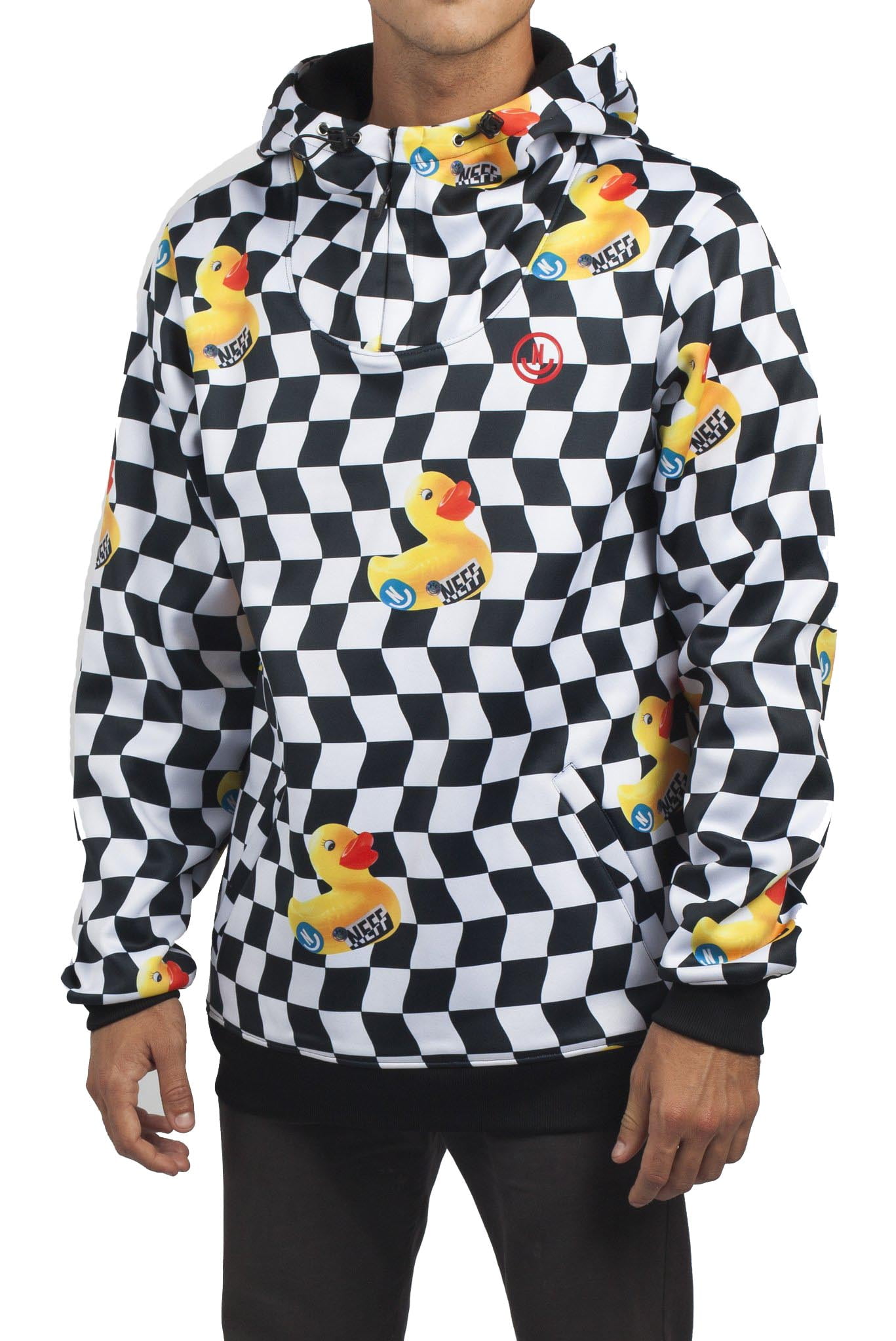 christmas sweater black santa