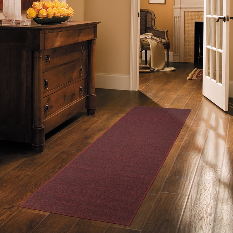 Mainstays Titan Solid Area Rug Black 17 4 X 30 Com