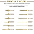 thumbnail image 5 of Uxcell 50pcs Deck Screws #9 x 2-1/2" Torx Exterior Wood Screws with T25 Drive Bit, 5 of 7