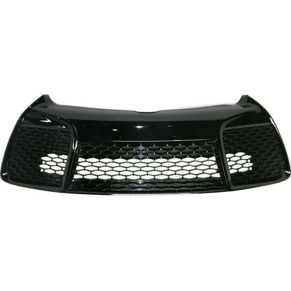 JIJIGUA Bumper Grille Plastic Grill Assembly for Toyota for Camry LE/SE/XLE/XSE 15-17 Front Black 13758407 5311206280