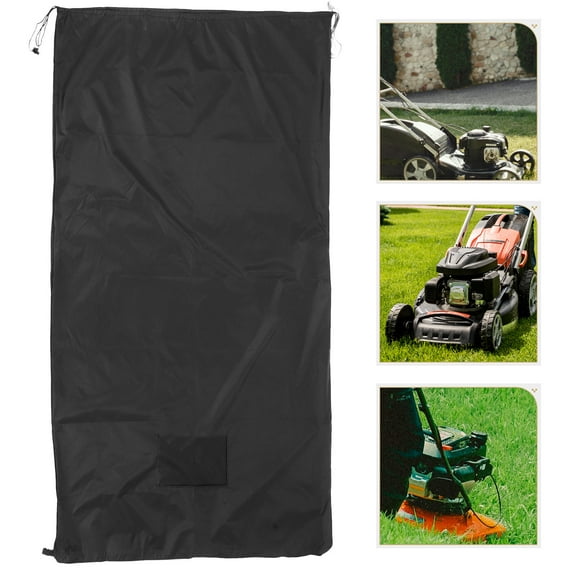 HOOWIFFY Lawn Tractor Leaf Bag 420d Oxford Cloth Secure Closure Large Capacity Weather Resistant