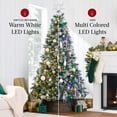 thumbnail image 5 of Best Choice Products 6ft Pre-Lit Frosted Scotch Pine Christmas Tree w/ 946 Branch Tips, 250 2-in-1 LED Lights, 5 of 10