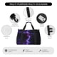 thumbnail image 4 of Fotbe Purple And Blue Nebula Bolsa de Viaje con Estampado, Bolsa de Fin de Semana para Mujer con Compartimento para Zapatos, Bolsa de Gimnasio con Bolsillo Húmedo, 4 of 7