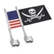 thumbnail image 4 of Motorcycle Flag Pole Rear Tail Side Luggage Rack Vertical Fits For Honda Goldwing Gl1800 2001 -2014, 4 of 5