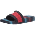 thumbnail image 2 of Men's Tommy Hilfiger Embossed Logo Flag Foam Rubber Casual Slip On Lightweight Slides Sandals, 2 of 7