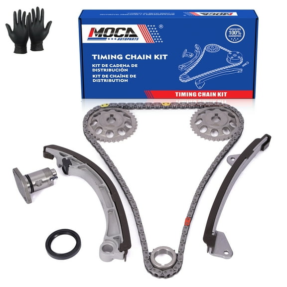 MOCA AUTOPARTS Timing Chain Kit Fit for 1998-1999 Toyota Corolla & Chevrolet Prizm 1.8L with 30mm Tensioner