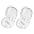 thumbnail image 2 of Tnobhg 2Pcs Tongue Retainer Improved Sleep Quality Optimal Airflow Snore Destroy Silicone Tongue Cover for Night, 2 of 7