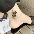 thumbnail image 4 of 24 hojas de tatuajes temporales pegatinas tatuaje para mujeres, niñas tatuaje de arte corporal, 4 of 6