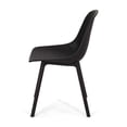 thumbnail image 4 of Christopher Knight Home Darleen Outdoor Dining Chair Set of 2, Black, 4 of 9