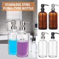 thumbnail image 3 of Stainless Steel Dispenser Bottle Soap Dispenser Bottle with Rustproof Pump, 3 of 6
