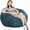 Blue, variant on Bean Bag Chair 3Ft Luxurious Faux Rabbit Fur Memory Foam Bean Bag Chairs for Adults/Teens with Filling,Ultra Soft Faux Fur Fabric, Round Fluffy Sofa for Living Room Bedroom College Dorm