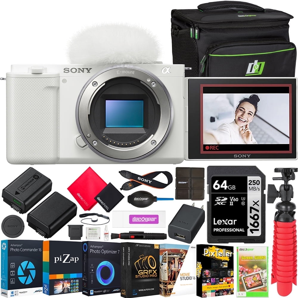 Sony Professional Digital Camera - Alpha ZV-E10 Mirrorless Sony Professional Digital Camera - Alpha ZV-E10 Mirrorless