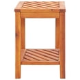 thumbnail image 3 of Mesa auxiliar vidaXL rectangular de madera maciza de acacia marrón, 3 of 6