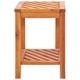 thumbnail image 3 of Mesa auxiliar vidaXL rectangular de madera maciza de acacia marrón, 3 of 6