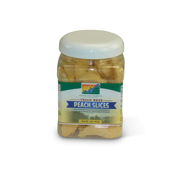Freeze Dried Peach Slices, jar
