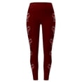 thumbnail image 4 of WILLBEST Leggings de Yoga de Cintura Alta con Estampado Navideño para Mujer, Cómodos, Elásticos Y Deportivos, 2092 Mediana, 4 of 4