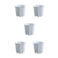 thumbnail image 2 of Destyer Flower Pots Planter Container Plastic Decorative Octagonal Nursery Pot Garden Basket Window Living Room Decorations 5Set, 2 of 6