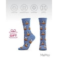 thumbnail image 6 of MeMoi Pumpkin Puppy Holiday Crew Socks - Mens - Male, 6 of 7