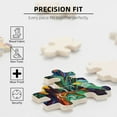 thumbnail image 5 of 500 PCS Vibrant sunflowers - 500 PCS Sunflower jigsaw puzzles,Brain Challenge,Relax yourself,Suitable for family entertainment activities,Vintage Art Flower Wooden Puzzle for Adults, 5 of 6