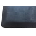 thumbnail image 4 of Rocelco 40" Height Adjustable Mobile Standing Desk - Sit Stand Home Office School Computer Workstation Riser with Anti Fatigue Mat - Dual Monitor Keyboard Tray Gas Spring  (Black), 4 of 8