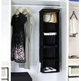 Simple Houseware 5 Shelves Hanging Closet Organizer, Black