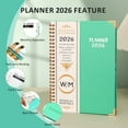 thumbnail image 5 of 2026 Planner(Jan-Dec.2026,6.3"x8.5"),Annual Weekly Monthly Planner with Calendar Tabs,Agenda Schedule Planner for Office,Home,Personal Supplies, 5 of 7