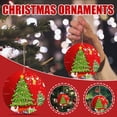thumbnail image 4 of Fiudx Adorno Navideño de Madera, Decoración para Árbol de Doble Cara, Impresión Por Sublimación de Alta Calidad, Diseño Versátil para Colgar, Perfecto para Árbol, Puerta o Bolso, Regalo para Fiestas,, 4 of 7
