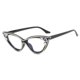 thumbnail image 1 of Blue Light Blocking Glasses Retro Diamond Cat Eyes Frame Multiple Colors Optional for Gaming Reading Students, 1 of 5