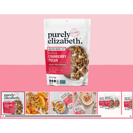 Purely Elizabeth Cranberry Pecan Ancient Grain Granola, 12 oz Bag