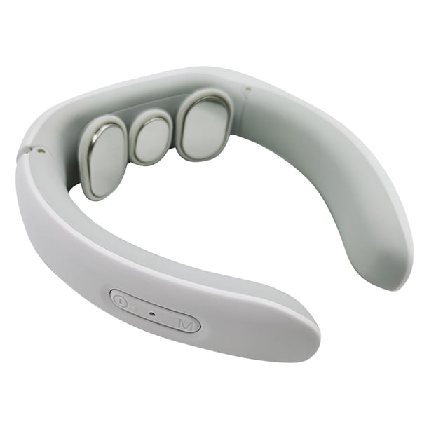 Masajeador inteligente de tres cabezales para columna cervical, pulsos, hombros y cuello, dispositivo multifuncional de carga y protección para el cuello.