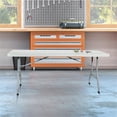 thumbnail image 4 of Scranton & Co 6' Resin Multi Purpose Table in Light Gray, 4 of 4