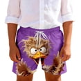 thumbnail image 2 of ATOGUTA Swim Shorts for Boys Kids Swimwear Bathing Suits Quick Dry Beach Board Shorts Size 5T-14, Purple, 2 of 6